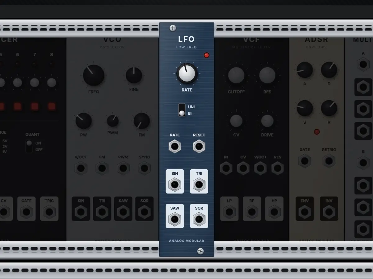 LFO-Modul: Niederfrequenz-Oszillator für Modulation